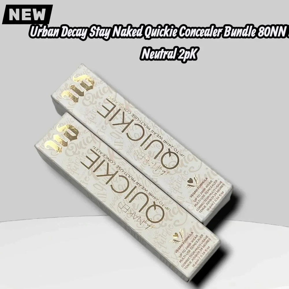 NEW Urban Decay Stay Naked Quickie Concealer Bundle 80NN Deep Neutral 2pc